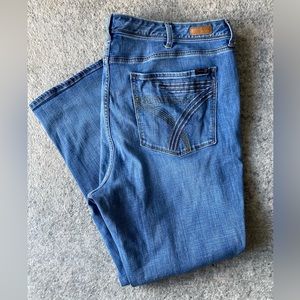 Seven7 women’s plus 26 jeans straight leg